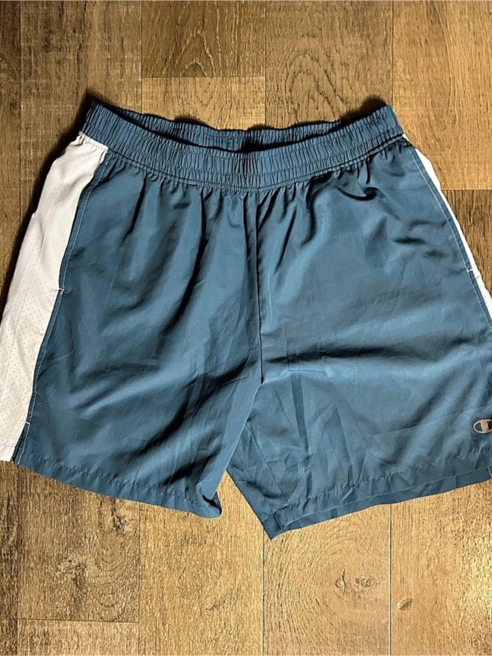 Champion Athletic Shorts in Blue & White Size L Like New